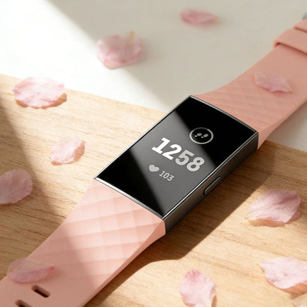 Fitbit Charge 3/4 Smart Watch Classic Replacement Band Light Pink