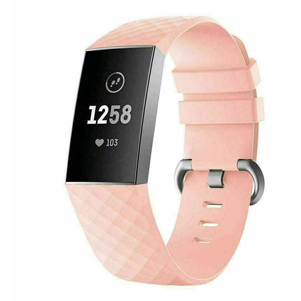 Fitbit Charge 3/4 Smart Watch Classic Replacement Band Light Pink