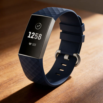 Fitbit Charge 3/4 Smart Watch Classic Replacement Band Midnight Blue