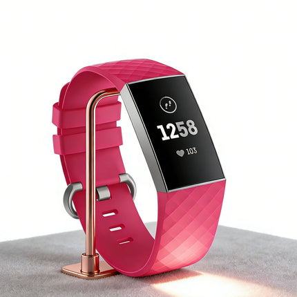 Fitbit Charge 3/4 Smart Watch Classic Replacement Band Hot Pink