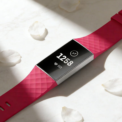Fitbit Charge 3/4 Smart Watch Classic Replacement Band Hot Pink
