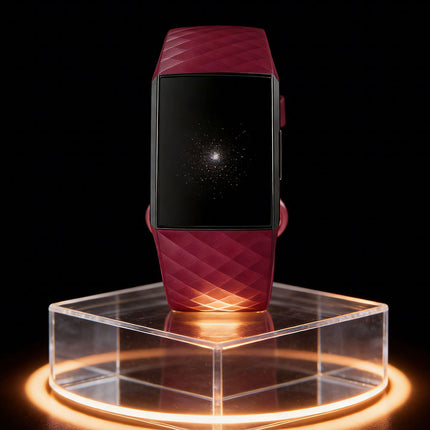 Fitbit Charge 3/4 Smart Watch Classic Replacement Band Vermilion