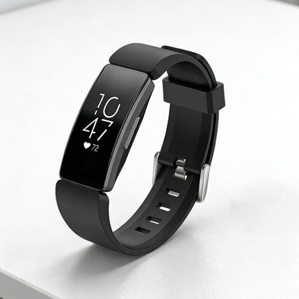 Fitbit Inspire HR Replacement Band Soft Silicone Sports Wrist Smart Watch Strap Black