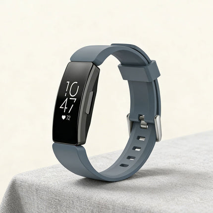 Fitbit Inspire HR Replacement Band Soft Silicone Sports Wrist Smart Watch Strap Grey