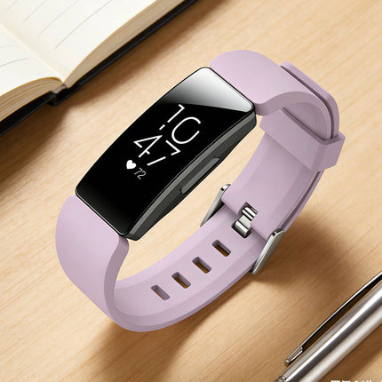 Fitbit Inspire HR Replacement Band Soft Silicone Sports Wrist Smart Watch Strap Lavender