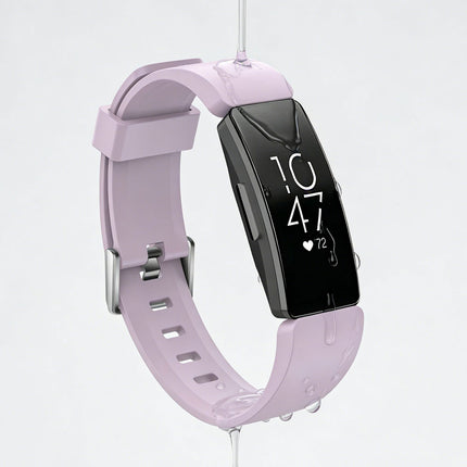 Fitbit Inspire HR Replacement Band Soft Silicone Sports Wrist Smart Watch Strap Lavender