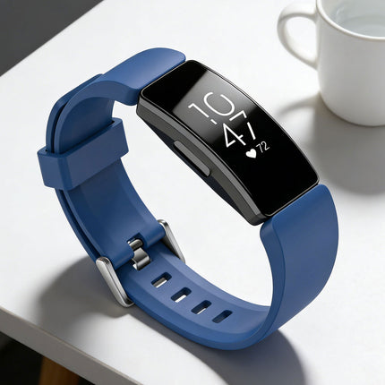 Fitbit Inspire HR Replacement Band Soft Silicone Sports Wrist Smart Watch Strap Midnight Blue