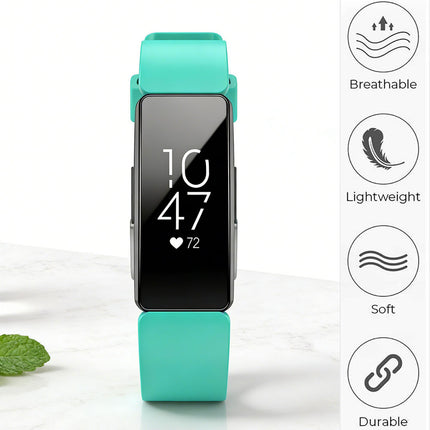Fitbit Inspire HR Replacement Band Soft Silicone Sports Wrist Smart Watch Strap Mint Green