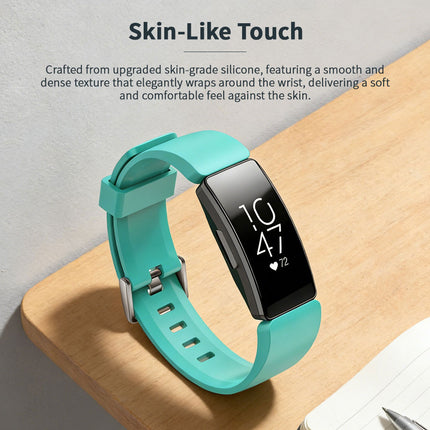 Fitbit Inspire HR Replacement Band Soft Silicone Sports Wrist Smart Watch Strap Mint Green