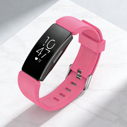Fitbit Inspire HR Replacement Band Soft Silicone Sports Wrist Smart Watch Strap Pink