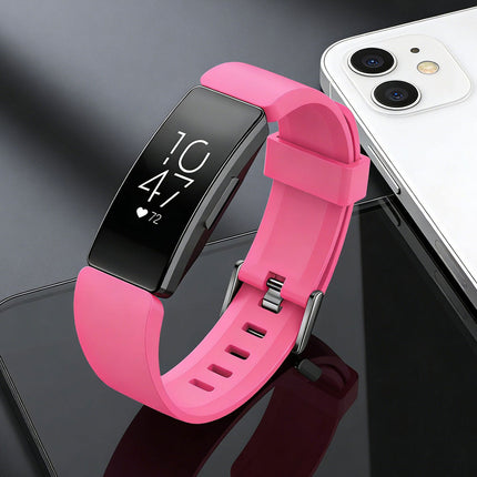 Fitbit Inspire HR Replacement Band Soft Silicone Sports Wrist Smart Watch Strap Pink