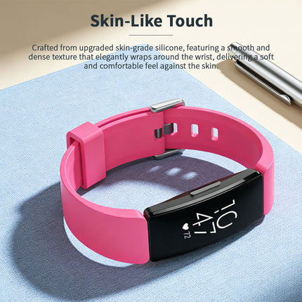 Fitbit Inspire HR Replacement Band Soft Silicone Sports Wrist Smart Watch Strap Pink