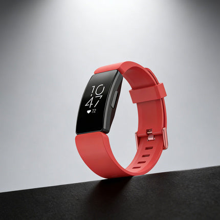 Fitbit Inspire HR Replacement Band Soft Silicone Sports Wrist Smart Watch Strap Red