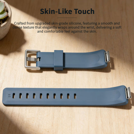 Fitbit Inspire HR Replacement Band Soft Silicone Sports Wrist Smart Watch Strap Rock Grey