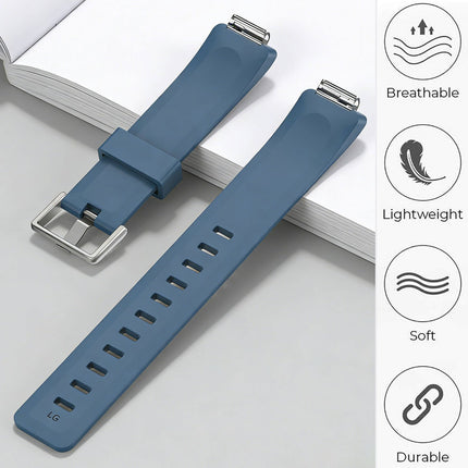 Fitbit Inspire HR Replacement Band Soft Silicone Sports Wrist Smart Watch Strap Rock Grey