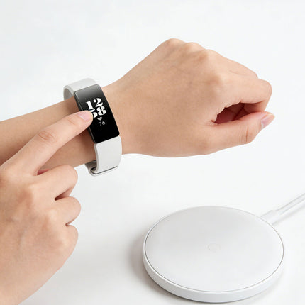 Fitbit Inspire HR Replacement Band Soft Silicone Sports Wrist Smart Watch Strap White