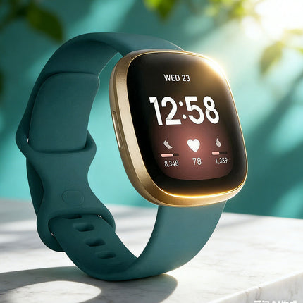 Fitbit Versa 3 4 Sense Sense 2 Smartwatch Soft Silicone Replacement Band Indigo