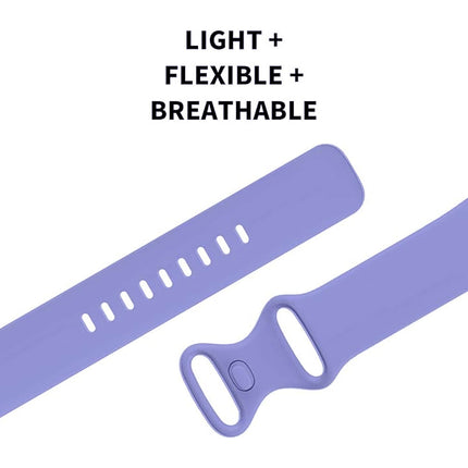 Fitbit Versa 3 4 Sense Sense 2 Smartwatch Soft Silicone Replacement Band Lavender