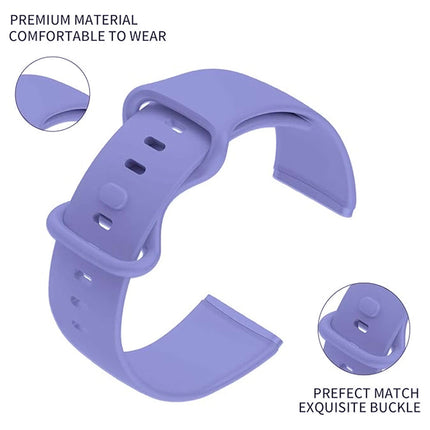 Fitbit Versa 3 4 Sense Sense 2 Smartwatch Soft Silicone Replacement Band Lavender