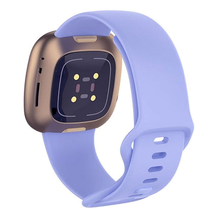 Fitbit Versa 3 4 Sense Sense 2 Smartwatch Soft Silicone Replacement Band Lavender