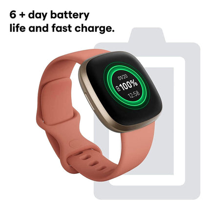 Fitbit Versa 3 4 Sense Sense 2 Smartwatch Soft Silicone Replacement Band Pink