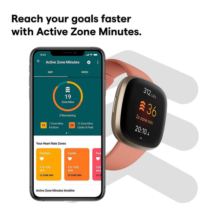 Fitbit Versa 3 4 Sense Sense 2 Smartwatch Soft Silicone Replacement Band Pink