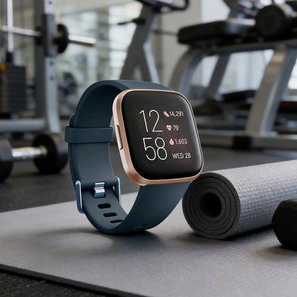 Cyan Fitbit Versa 2 Watch Repacement Silicone Sport Fitness Band Strap Wristband Lite