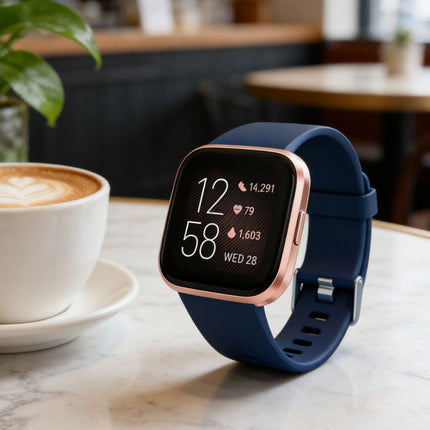 Cyan Fitbit Versa 2 Watch Repacement Silicone Sport Fitness Band Strap Wristband Lite