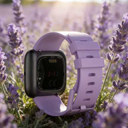 Light Purple Fitbit Versa 2 Watch Repacement Silicone Sport Fitness Band Strap Wristband Lite