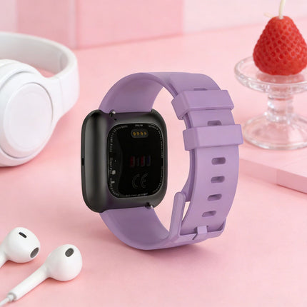 Light Purple Fitbit Versa 2 Watch Repacement Silicone Sport Fitness Band Strap Wristband Lite
