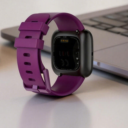 Purple Fitbit Versa 2 Watch Repacement Silicone Sport Fitness Band Strap Wristband Lite