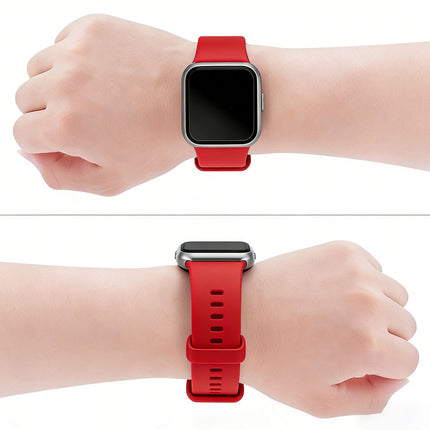 Red Fitbit Versa 2 Watch Repacement Silicone Sport Fitness Band Strap Wristband Lite