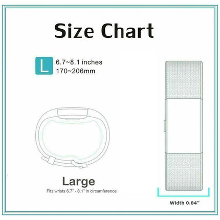Grey Fitbit Charge 3 4 Canvas Replacement Band