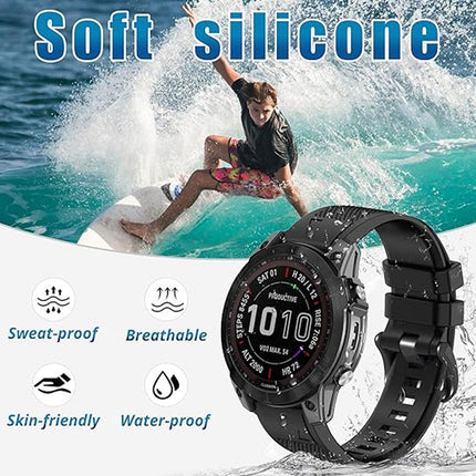 Garmin Fenix 5/6/5X/6X Smartwatch Band Black