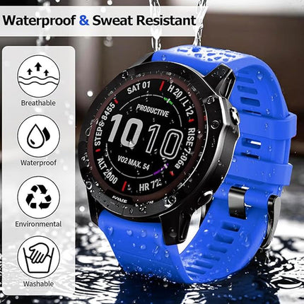 Garmin Fenix 5/6/5X/6X Smartwatch Band Blue