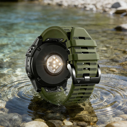 Garmin Fenix 5/6/5X/6X Smartwatch Band Olive