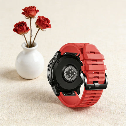Garmin Fenix 5/6/5X/6X Smartwatch Band Red
