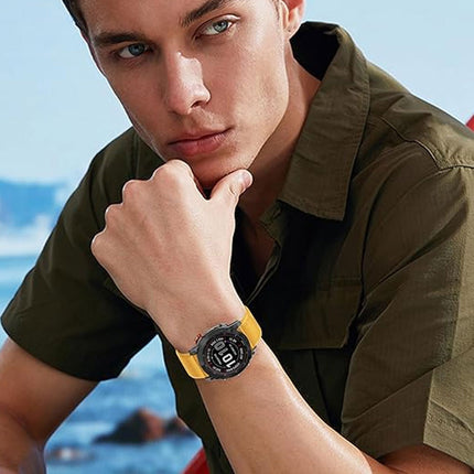 Garmin Fenix 5/6/5X/6X Smartwatch Band Yellow