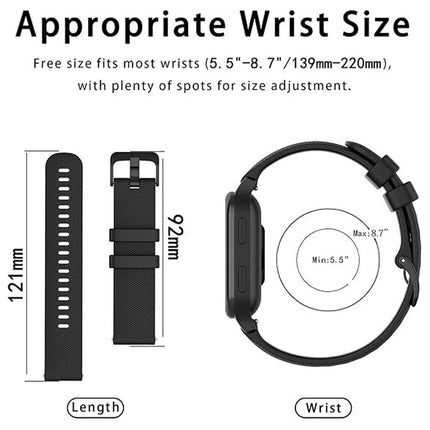 Garmin Forerunner 745 Vivoactive 4 Replacement Watch Band  22mm Black