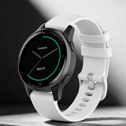 Garmin Forerunner 745 Vivoactive 4 Replacement Watch Band White