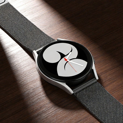 Metal Samsung Galaxy Watch 7 6 4 5 Pro Classic 40mm 44 mm Milanese Magnetic Band Black