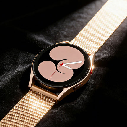 Metal Samsung Galaxy Watch 7 6 4 5 Pro Classic 40mm 44 mm Milanese Magnetic Band Rose Gold