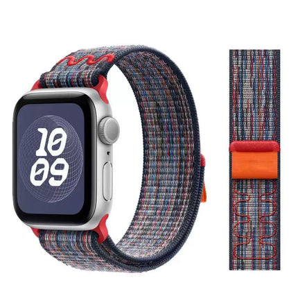 For Apple Watch Nike Sport Loop Band Nylon Strap iWatch 42mm 46mm S11 SE Ultra Heathered