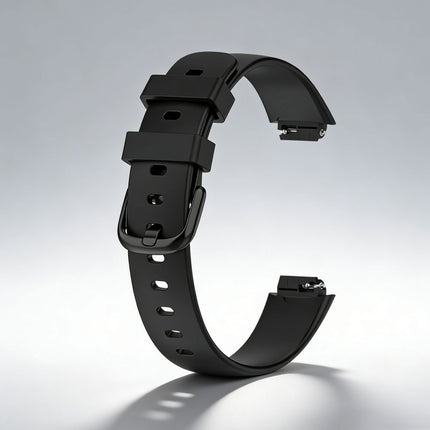 For Fitbit Inspire 3 Band Replacement Silicone Watch Sports Strap Band Wristband Black