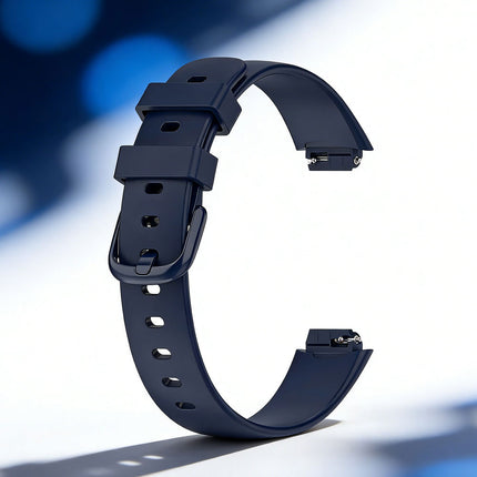 For Fitbit Inspire 3 Band Replacement Silicone Watch Sports Strap Band Wristband Midnight Blue