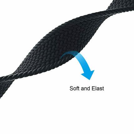 Nylon Elastic Band For Apple Watch 38/40/41mm Series 11 42mm SE 3 40mm Black
