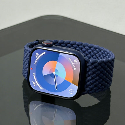 Nylon Elastic Band For Apple Watch 42/44/45/49mm Series 11 46mm SE 3 44mm Ultra 49mm Blue
