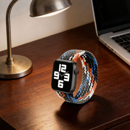 Nylon Elastic Band For Apple Watch 38/40/41mm Series 11 42mm SE 3 40mm Camouflage