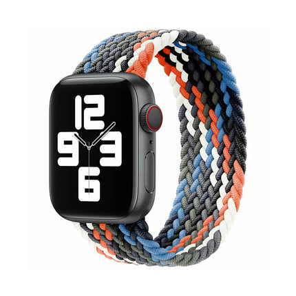 Nylon Elastic Band For Apple Watch 38/40/41mm Series 11 42mm SE 3 40mm Camouflage