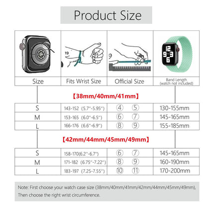 Nylon Elastic Band For Apple Watch Band 42/44/45/49mm Light Series 11 46mm SE 3 44mm Ultra 49mm Teal